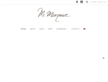 Tablet Screenshot of mmarquise.com